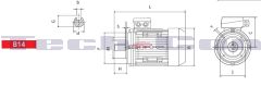 Motor perem CHT motorhoz IEC100B14