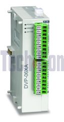 PLC bővítő modul SS/SA/SX/SC típus DVP06XA-S2 (24V- 4AI 2AO)