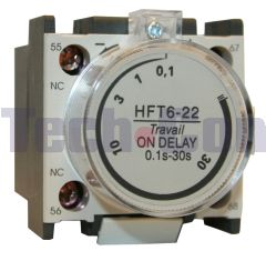 HFT6 Mágneskapcsoló kiegészítő Homlokoldali meghúzáskésleltető 0.1-30S